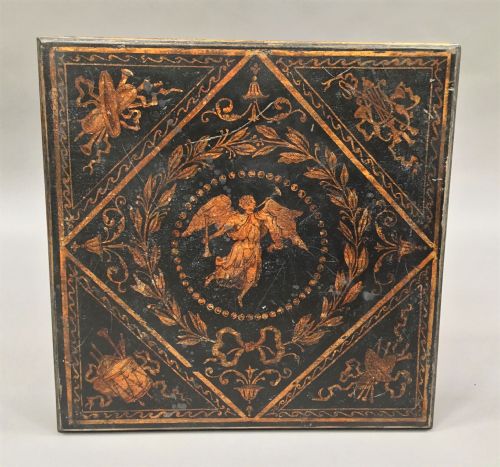 REGENCY NEOCLASSICAL PAINTED PEDESTAL OCCASIONAL TABLE IN THE MANNER OF THOMAS HOPE - ADDITIONAL PHOTO 10