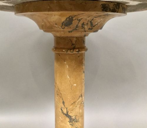 C19TH ITALIAN SCAGLIOLA 'MARBLE' CENTRE TABLE - ADDITIONAL PHOTO 11