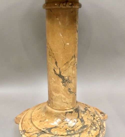 C19TH ITALIAN SCAGLIOLA 'MARBLE' CENTRE TABLE - ADDITIONAL PHOTO 16