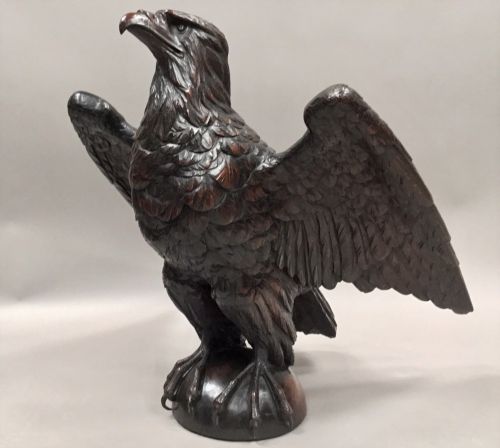 Magnificent C18th Large Carved Oak Eagle