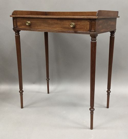 Fine Regency Gillows Mahogany Side Table; of Elegant, Tall Proportions