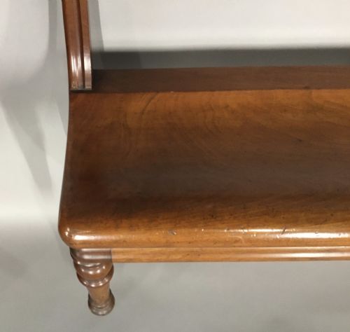 GEORGE IV MAHOGANY HALL BENCH HALL SEAT OF AN UNUSUAL SCULPTURAL DESIGN - ADDITIONAL PHOTO 11