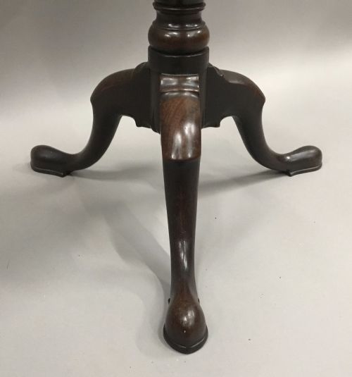 GEORGIAN MAHOGANY TRIPOD TABLE - ADDITIONAL PHOTO 3