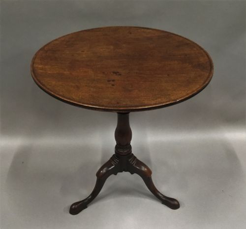 GEORGIAN MAHOGANY TRIPOD TABLE - ADDITIONAL PHOTO 4