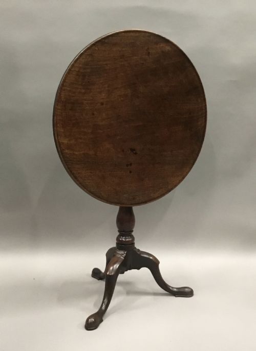 GEORGIAN MAHOGANY TRIPOD TABLE - ADDITIONAL PHOTO 6
