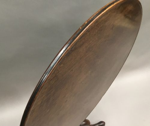 GEORGIAN MAHOGANY TRIPOD TABLE - ADDITIONAL PHOTO 10