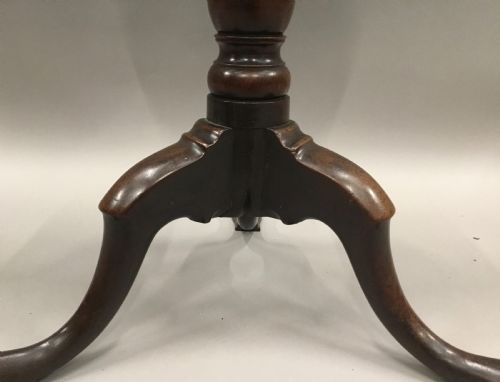 GEORGIAN MAHOGANY TRIPOD TABLE - ADDITIONAL PHOTO 15