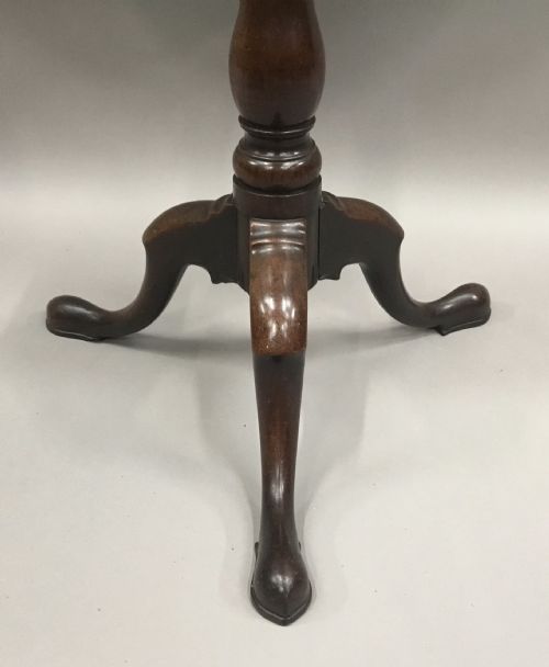 GEORGIAN MAHOGANY TRIPOD TABLE - ADDITIONAL PHOTO 17