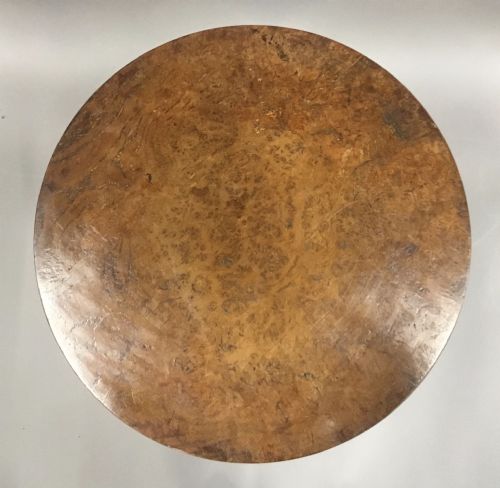 REGENCY BURR ELM OCCASIONAL TABLE OF NEAT PROPORTIONS - ADDITIONAL PHOTO 3