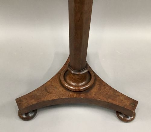 REGENCY BURR ELM OCCASIONAL TABLE OF NEAT PROPORTIONS - ADDITIONAL PHOTO 11