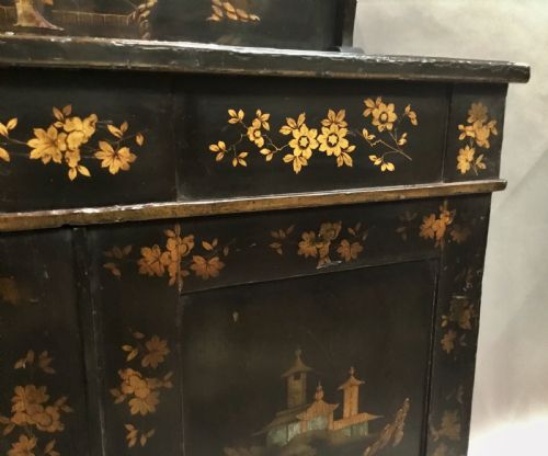 REGENCY CHINOISERIE LACQUERED CHIFFONIER SIDE CABINET - ADDITIONAL PHOTO 15