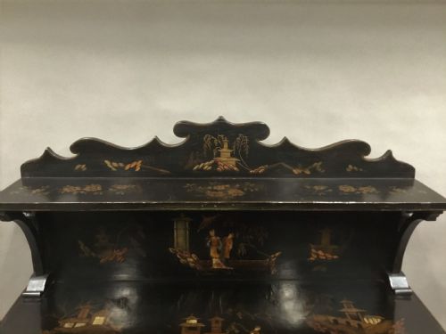 REGENCY CHINOISERIE LACQUERED CHIFFONIER SIDE CABINET - ADDITIONAL PHOTO 16