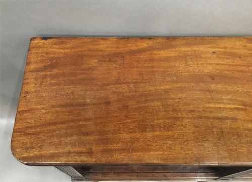 REGENCY 'COUNTRY HOUSE' MAHOGANY OPEN BOOKCASE OF AN UNUSUAL DESIGN - ADDITIONAL PHOTO 8