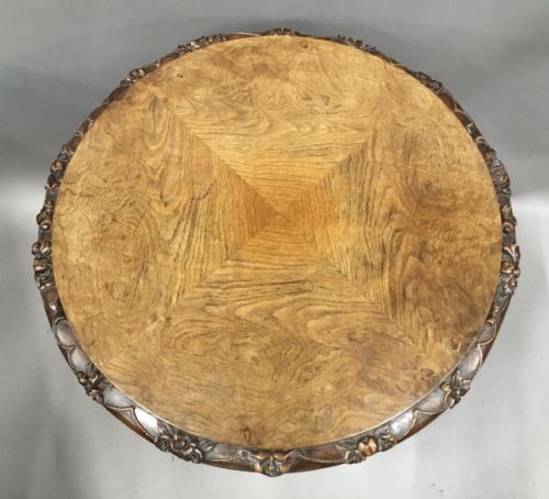 GEORGE IV IRISH POLLARD OAK TRIPOD OCCASIONAL TABLE - ADDITIONAL PHOTO 17
