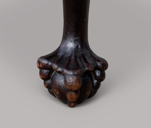 C18TH CHINESE EXPORT HARDWOOD CORNER ARMCHAIR OF AN ECCENTRIC AND CURVACEOUS DESIGN AND PROPORTIONS - ADDITIONAL PHOTO 17