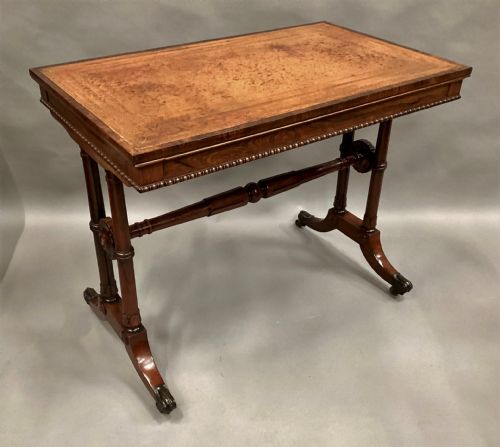 Regency Rosewood Writing Table / Library Table