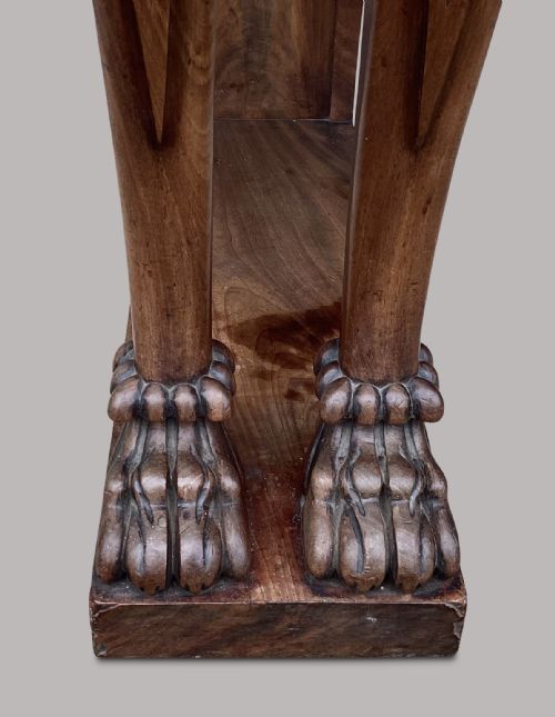 REGENCY MAHOGANY SIDE TABLE SERVING TABLE OF FANTASTIC STYLISH FORM IN THE MANNER OF GEORGE SMITH - ADDITIONAL PHOTO 8