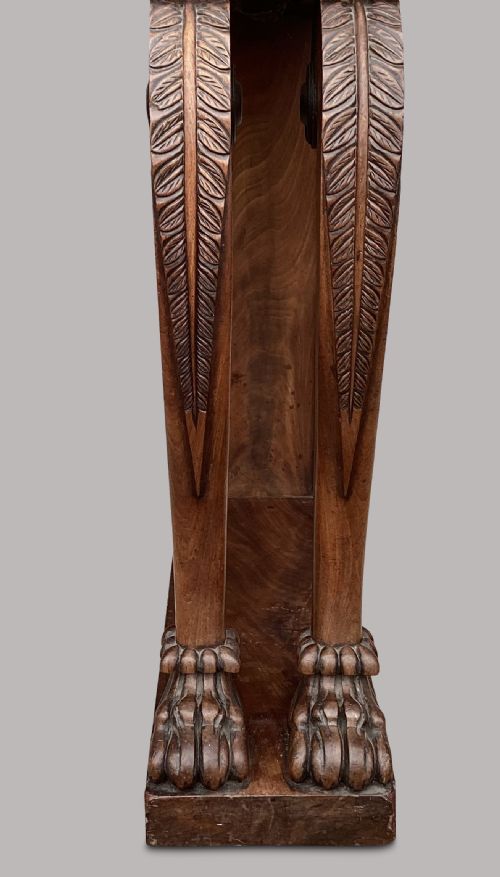 REGENCY MAHOGANY SIDE TABLE SERVING TABLE OF FANTASTIC STYLISH FORM IN THE MANNER OF GEORGE SMITH - ADDITIONAL PHOTO 20