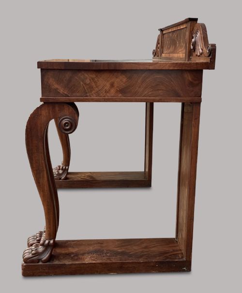 REGENCY MAHOGANY SIDE TABLE SERVING TABLE OF FANTASTIC STYLISH FORM IN THE MANNER OF GEORGE SMITH - ADDITIONAL PHOTO 23