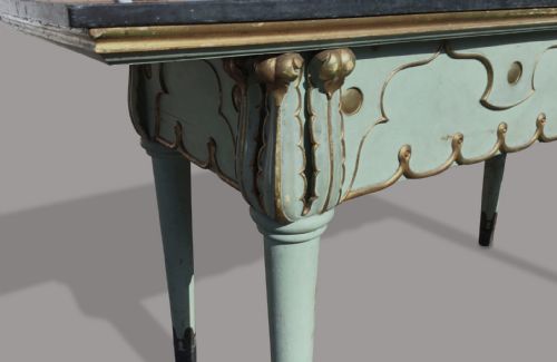 C19TH ITALIAN PAINTED SIDE TABLE SERVING TABLE IN THE BRIGHTON PAVILLION STYLE - ADDITIONAL PHOTO 7