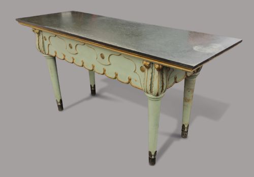 C19TH ITALIAN PAINTED SIDE TABLE SERVING TABLE IN THE BRIGHTON PAVILLION STYLE - ADDITIONAL PHOTO 8