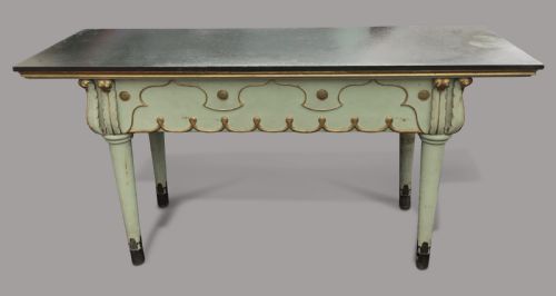 C19TH ITALIAN PAINTED SIDE TABLE SERVING TABLE IN THE BRIGHTON PAVILLION STYLE - ADDITIONAL PHOTO 13