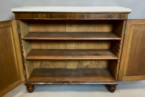 REGENCY ROSEWOOD AND GILT BRASS SIDE CABINET ATTRIBUTED TO GILLOWS - ADDITIONAL PHOTO 5