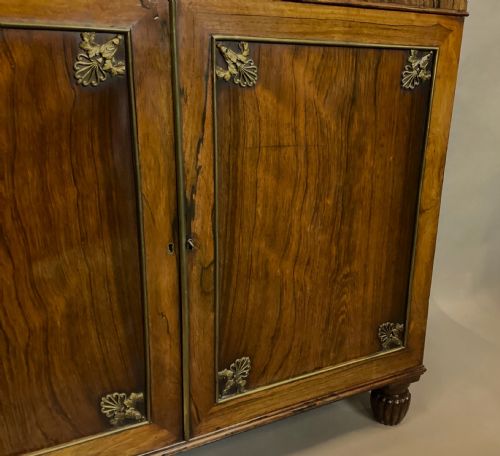 REGENCY ROSEWOOD AND GILT BRASS SIDE CABINET ATTRIBUTED TO GILLOWS - ADDITIONAL PHOTO 10