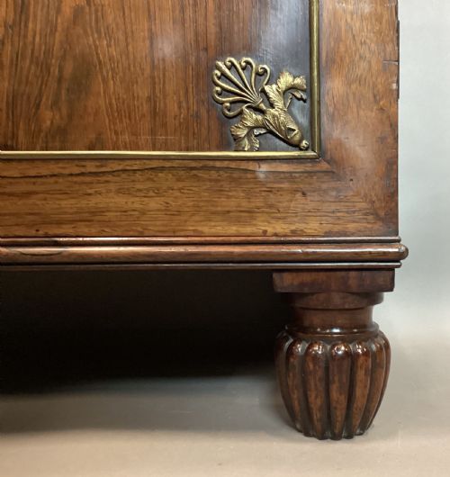 REGENCY ROSEWOOD AND GILT BRASS SIDE CABINET ATTRIBUTED TO GILLOWS - ADDITIONAL PHOTO 13