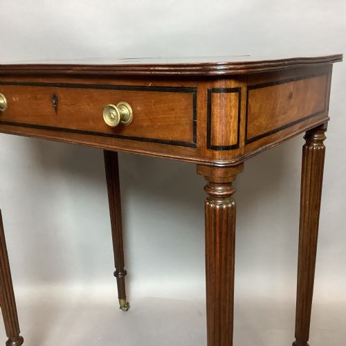 REGENCY MAHOGANY EBONY BANDED CHAMBERWRITING TABLE ATTRIBUTED TO GILLOWS - ADDITIONAL PHOTO 21