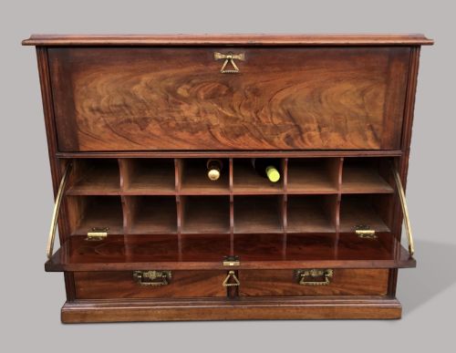 C19TH MAHOGANY HABERDASHERY CABINET OFFICE CABINET - ADDITIONAL PHOTO 6
