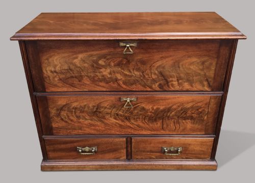 C19TH MAHOGANY HABERDASHERY CABINET OFFICE CABINET - ADDITIONAL PHOTO 11