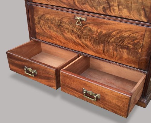 C19TH MAHOGANY HABERDASHERY CABINET OFFICE CABINET - ADDITIONAL PHOTO 14