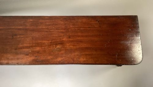 REGENCY MAHOGANY HALL BENCH WINDOW SEAT IN THE MANNER OF GILLOWS - ADDITIONAL PHOTO 7