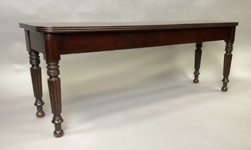 REGENCY MAHOGANY HALL BENCH WINDOW SEAT IN THE MANNER OF GILLOWS - ADDITIONAL PHOTO 8