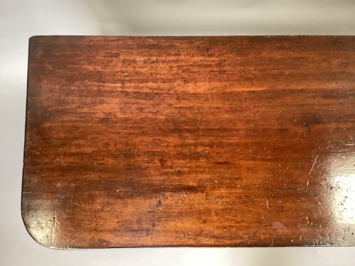 REGENCY MAHOGANY HALL BENCH WINDOW SEAT IN THE MANNER OF GILLOWS - ADDITIONAL PHOTO 9