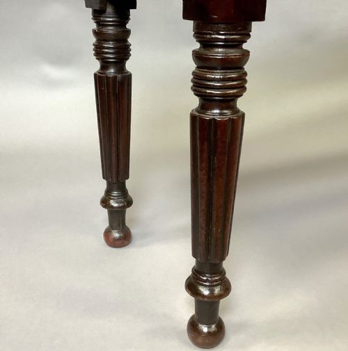 REGENCY MAHOGANY HALL BENCH WINDOW SEAT IN THE MANNER OF GILLOWS - ADDITIONAL PHOTO 10