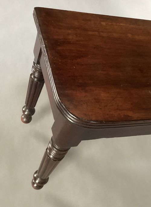 REGENCY MAHOGANY HALL BENCH WINDOW SEAT IN THE MANNER OF GILLOWS - ADDITIONAL PHOTO 15