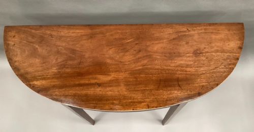 GEORGE III MAHOGANY HEPPLEWHITE SIDE TABLE CONSOLE TABLE - ADDITIONAL PHOTO 2