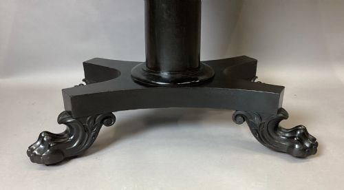 GEORGE IV EBONISED MARBLE TOP CENTRE TABLE - ADDITIONAL PHOTO 11