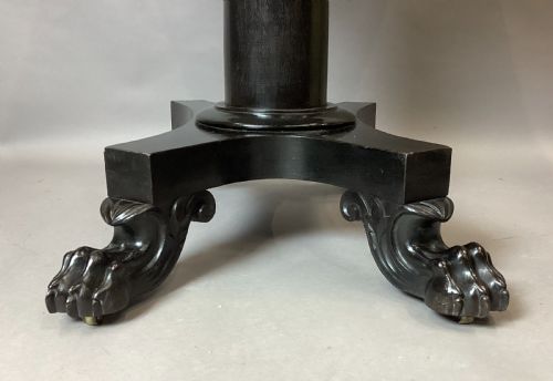 GEORGE IV EBONISED MARBLE TOP CENTRE TABLE - ADDITIONAL PHOTO 12