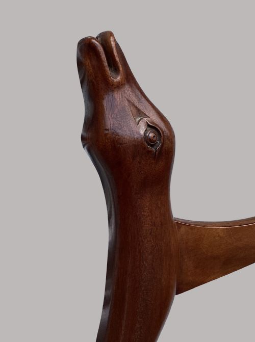 REGENCY MAHOGANY 'SNAKE' HAT AND COAT HALL STAND - ADDITIONAL PHOTO 3