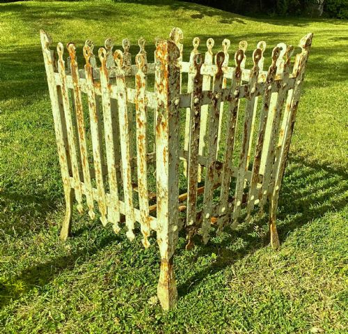 C19TH PAIR OF WROUGHT IRON STRAPWORK PLANTERS - ADDITIONAL PHOTO 4