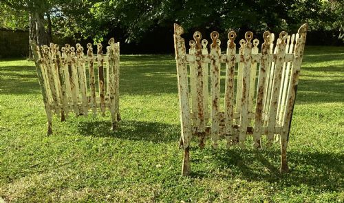 C19TH PAIR OF WROUGHT IRON STRAPWORK PLANTERS - ADDITIONAL PHOTO 9