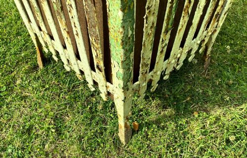 C19TH PAIR OF WROUGHT IRON STRAPWORK PLANTERS - ADDITIONAL PHOTO 15