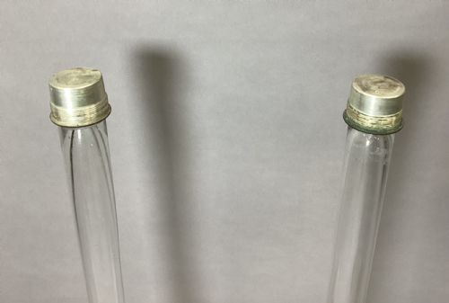 C19TH PAIR OF VERY LARGE TRUMPET VASES 40 INCHES TALL - ADDITIONAL PHOTO 11
