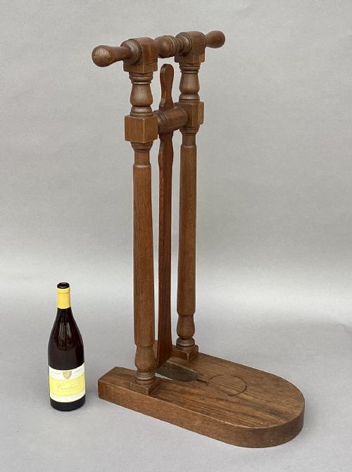 GEORGE IV OAK 'COUNTRY HOUSE' BOOT JACK - ADDITIONAL PHOTO 1