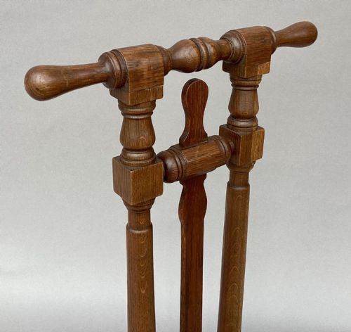 GEORGE IV OAK 'COUNTRY HOUSE' BOOT JACK - ADDITIONAL PHOTO 2