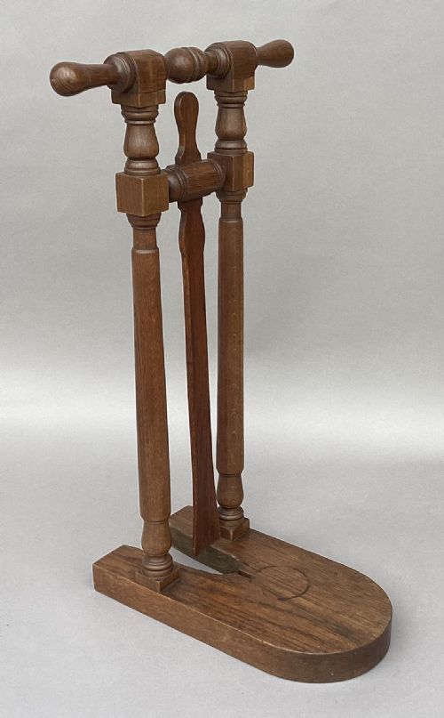 GEORGE IV OAK 'COUNTRY HOUSE' BOOT JACK - ADDITIONAL PHOTO 6
