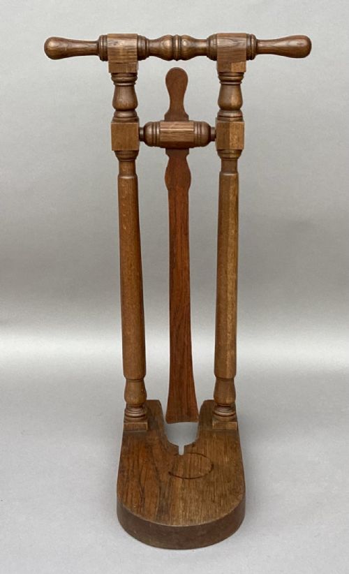 GEORGE IV OAK 'COUNTRY HOUSE' BOOT JACK - ADDITIONAL PHOTO 7